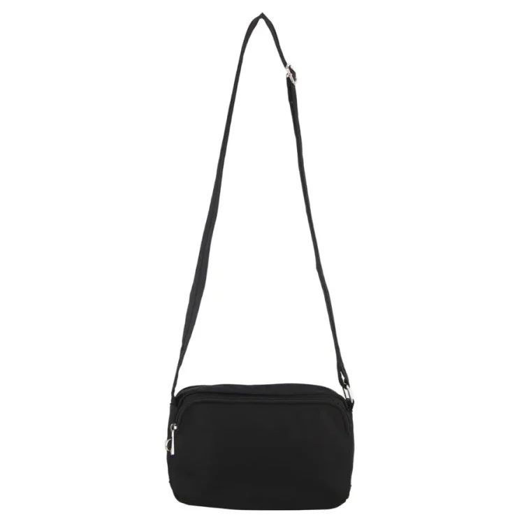 Pierre Cardin Casual Anti-Theft Crossbody Bag - Black Back