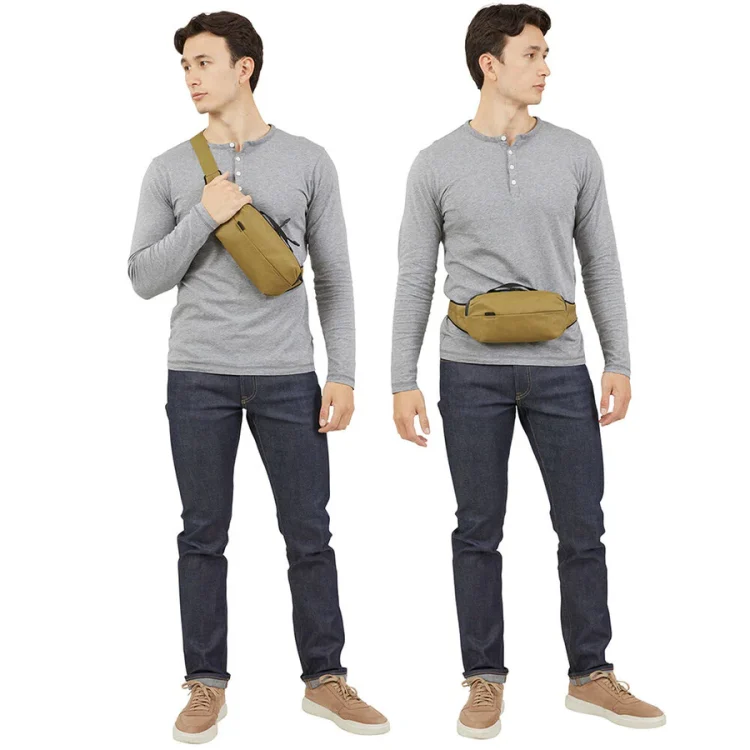 Thule Aion 2L Sling Bag - Nutria Worn