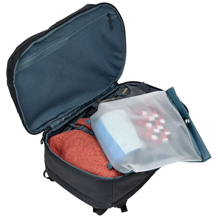 Thule Aion 40L Carry-On Backpack - Black Open Flat