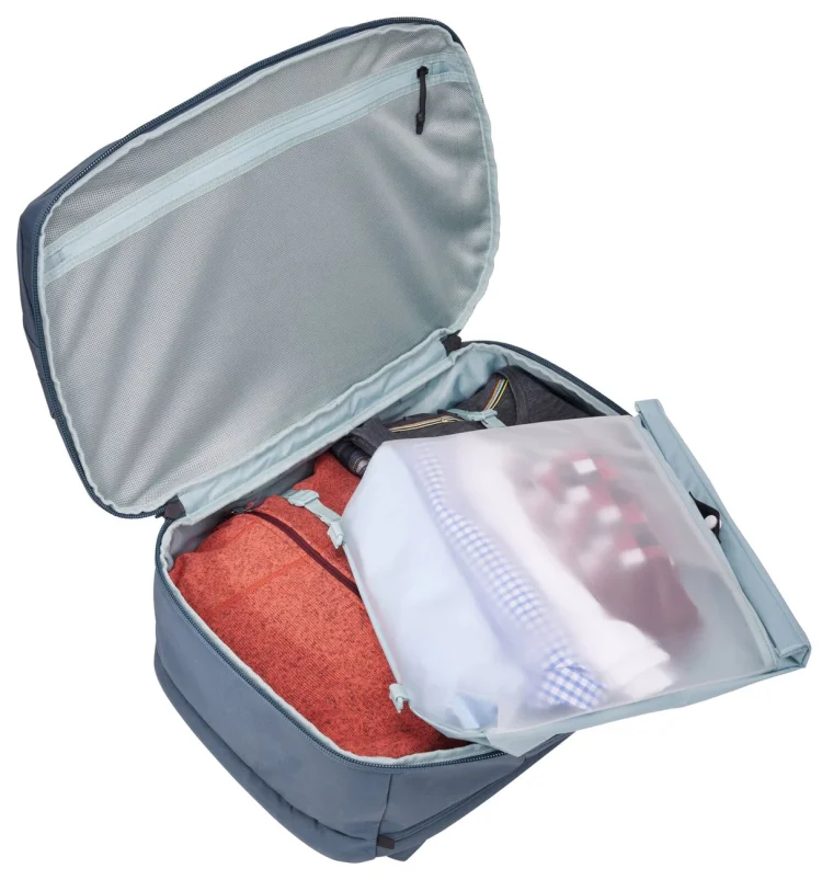 Thule Aion 40L Carry-On Backpack - Dark Slate Flat Open