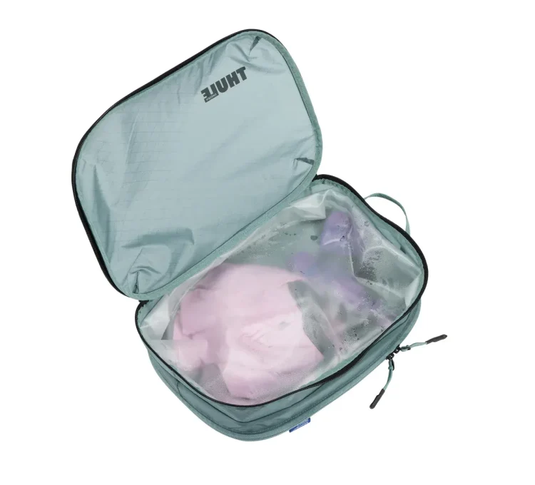 Thule Clean/Dirty Packing Cube - Pond Gray - Open