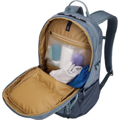 Thule 23L EnRoute Travel Backpack - Dark Slate - Wide Open