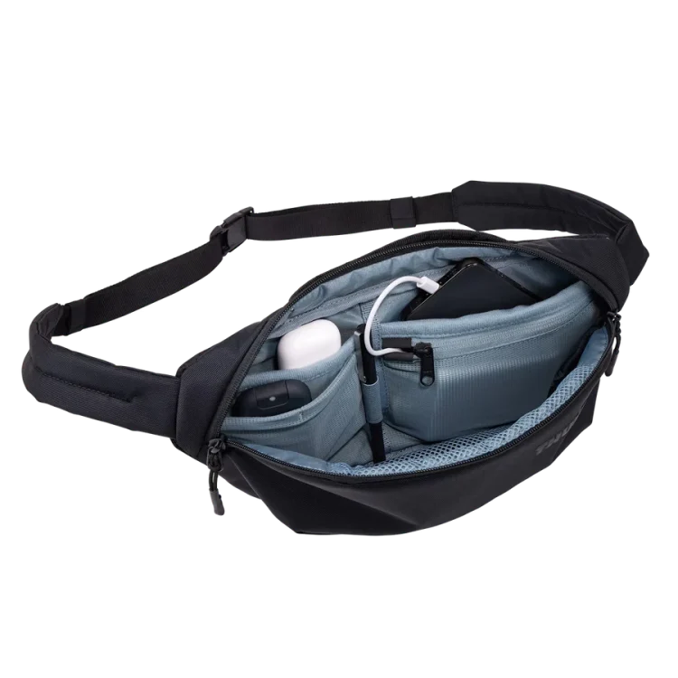 Thule Subterra Sling Bag (Crossbody Bum Bag) - Black Open