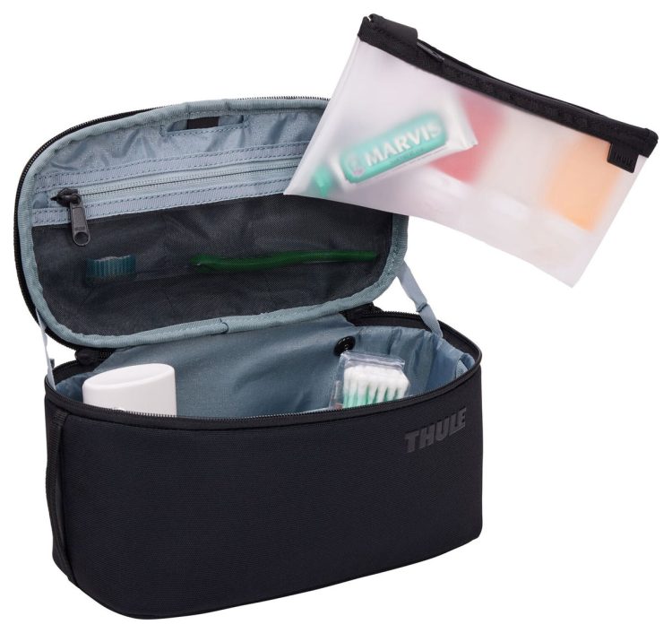 Thule Subterra Wipeable Toiletry Bag - Black - Open