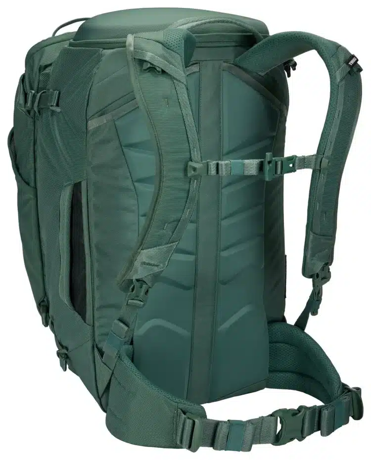 Thule Landmark 60L Travel Backpack with Daypack - Hazy Green Back