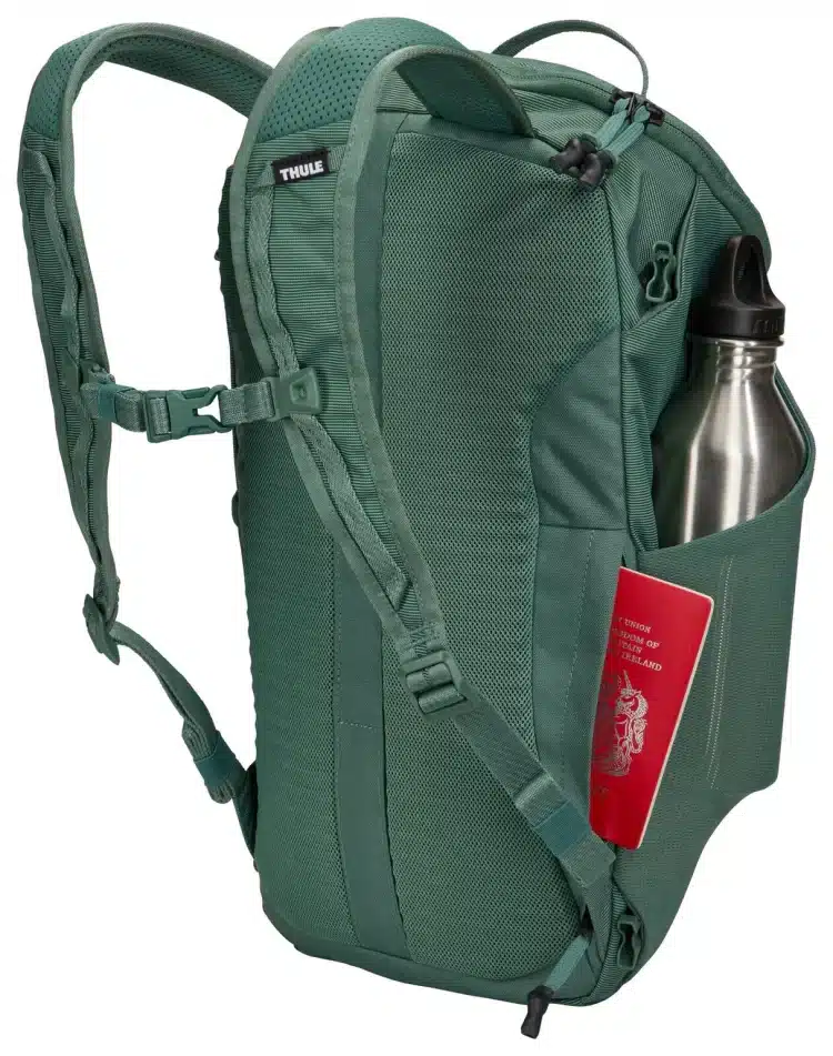 Thule Landmark 60L Travel Backpack with Daypack - Hazy Green Back