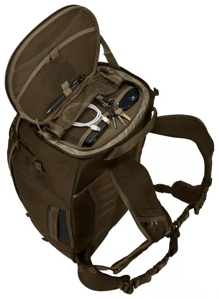 Thule Landmark 60L Travel Backpack with Daypack - Deep Khaki Top