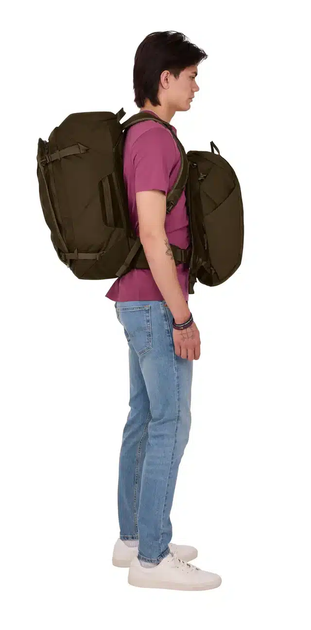 Thule Landmark 60L Travel Backpack with Daypack - Deep Khaki - Image 12