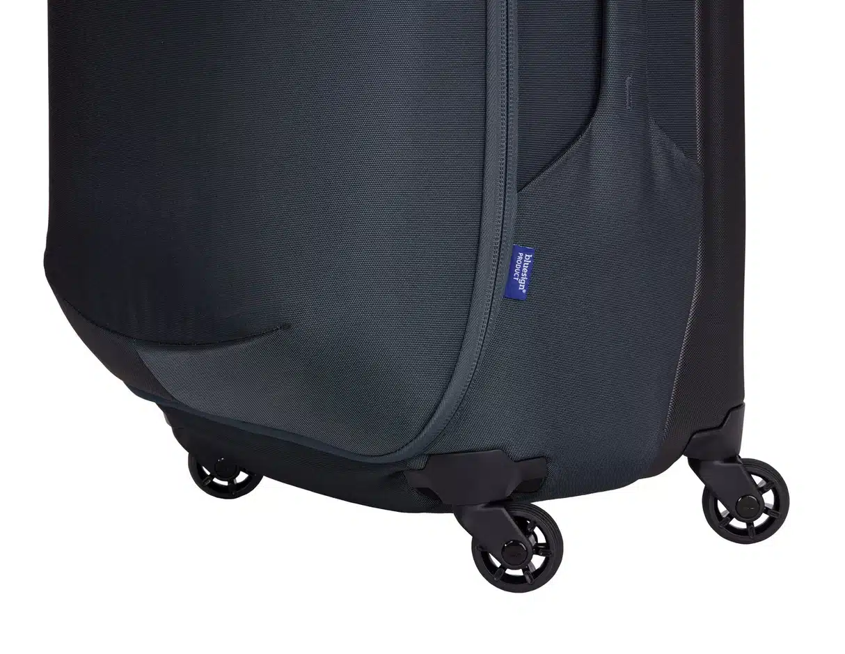 Thule Subterra Checked Spinner 65L Suitcase - Dark Slate Wheels